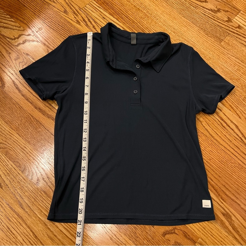 Vuori Fitted Polo Blue Navy Women’s Large - Picture 6 of 6